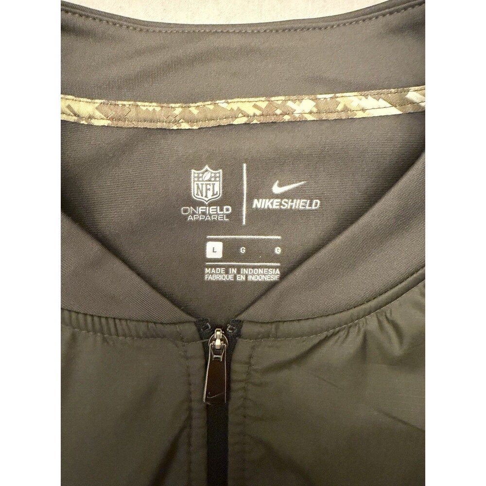 Nike New England Patriots Salute to Service Shield 1/2 Zip Jacket Mens Large L - Picture 3 of 10